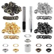 100PCS 12mm Grommets Eyelets Kits with Tool, Metal Grommet Tool Kits