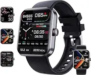 F57L Blood Glucose Monitoring Smartwatch, Non-invasive Painless Blood Sugar Monitor Watch, Blood Pressure/Oxygen/Heart Rate/Body Temperature Test/Calorie Step Counter, Sports Bluetooth Fashion Watch (