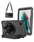 Case for Samsung Galaxy Tab A9 8.7 Inch 2023, 360° Rotating Stand, Hand Grey