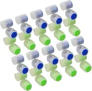 iplusmile 40pcs Glow The Dark Tire Valve Stem Covers for Cars Trucks Durable Valve Caps for Car Motorcycle Easy Installation Dustproof Protection Fluorescent