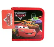24 CD DVD Organizer Storage Case CARS McQueen & Friends Red NWT N