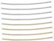 [CATIEBYE] Adjustable Bra Straps Elastic Non-slip Shoulder Straps Replacements 4 Pairs for Women