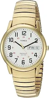 [Timex] Men's Easy Reader Watch, Gold-Tone/Gold-Tone/White/35mm, 35mm, Easy Reader Watch