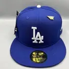 Los Angeles Dodgers Paper Planes Roc Nation Hat Men 8 59Fifty New Era Fitted Cap