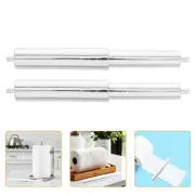 2 Pcs Paper Towel Holder Accessories Replacement Toilet Rod Tissue Roll