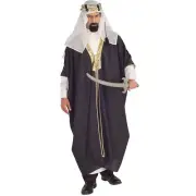 Forum Mens Royal Arabian Sheik Costume - One Size Fits Most - Brown