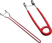 Generic Fish Dehooker Fishing Tackles Portable Metal Fishing Tackle Hook Remover Frog Sheath Remover