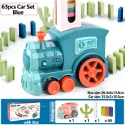 Domino Train for Kids Automatic Laying Electric Car Colorful Dominoes Set
