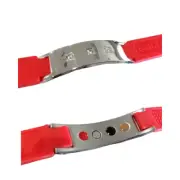 Magnetic Therapy Bracelet ( RED ) 4 in 1 Energy Band FIR Germanium Titanium