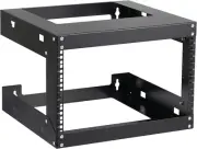 6U Wall Mount Rack Open Frame 19 Inch Server Equipment Network Cabinet 18 Inches