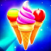 Rainbow Ice Cream Maker Freezing Simulation Game - Kids Frozen Summer Game Simulation
