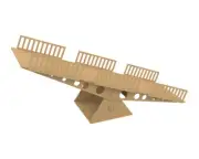 UDI RC 1/24 & 1/18 Wooden Micro Crawler Set Prop B/SeeSaw UDICX24-PP02