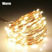 3M 30LED Warm White 2-4M Battery Powered String Fairy Lights Copper Wire Waterproof Xmas Decor Warm