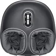 Nekteck Shiatsu Foot Massager Machine with Soothing Heat, Deep Kneading Therapy, Air Compression, Improve Blood Circulation and Foot Wellness,Relax for Home or Office Use(Gray)