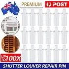 UPTO100x Spring Loaded Replacement Pins For Plantation Shutter Louver Repair Pin