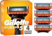Gillette Fusion 5 Razor Blades Reffils = Pack of 4 Cartridges Men 100% ORIGINAL
