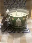 Bath & Body Works 3 Wick Candle White Velvet Coconut White Barn