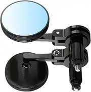 Handlebar Mirror For Super 73 RX S1 S2 ZX Z1 Super73 Motorcycle Rearview Mirror Full Body Bike Accessories ABS Black