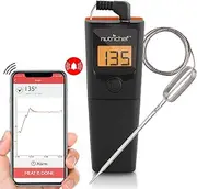 NutriChef Bluetooth Grill BBQ Meat Thermometer Digital Wireless Grill Thermometer, Timer, Alarm, 150 ft Barbecue Cooking Kitchen Food Meat Thermometer for Smoker, Oven