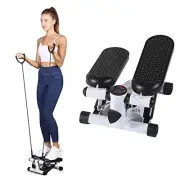 YSSOA Mini Stepper with Resistance Band, Stair Stepping Fitness Exercise Home Wo