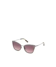 Geometric frame sunglasses 56 Gray