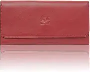 [IL BISONTE] Long Wallet SCW009 PV0005 (Old Model Number: C0775) Continental Wallet Classic Rosso-B, Rosso-B, ワンサイズ