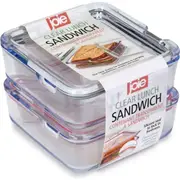 Joie MSC Clear Lunch Sandwich Containers - Set of 2