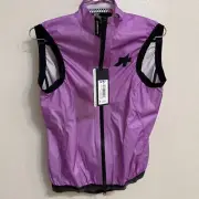 Assos Dyora RS Rain Vest- Women's Medium -Nova Violet- New With Tags