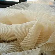Lace Ribbon，Lace Trim， lace Ribbon Pleated Mesh Lace Fabric 5.9" Wide, Tulle Lace Ribbon Dot Pattern for Wedding Dress DIY, DIY Crafts(Beige)