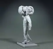 BRITAINS CAMPAIGN MINIATURES 70033 U.S.N.SAILOR IN WHITES WITH SEABAG & HAMMOCK