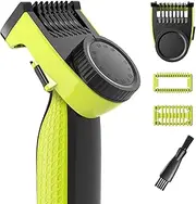 Universal Oneblade replacement blade Blade Trimmer with Adjustable Hair Guards Combs-Compatible With OneBlade QP2520 QP2530 QP2620 QP2630 Shift Sizes From 0.4 to 10 mm