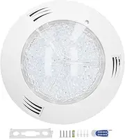 RGB Pool Light Remote, 300LED Colorful Underwater Landscape Lighting, IP68 Impermeable, 18W, AC12V, Suitable for Inground Pool