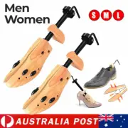 MENS WOMEN 2 WAY SHOE STRETCHERS TREE WOODEN SHAPER BUNION CORN BLISTE ADJUSTABL