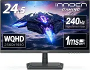 24.5 Inch Gaming Monitor 1440P 240Hz QHD 2K PC Desktop Gaming Screen Fast IPS HD