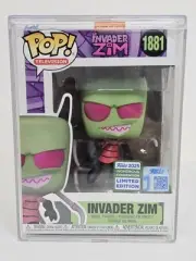 Funko Pop Television 1881 Invader Zim Wondercon 2025 Exclusive Sticker w/Case