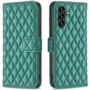 For Samsung Galaxy A16 4G Case Rhombus Leather Phone Wallet Cover