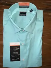 Van Heusen, Men’s Size 17 1/2 35/36 Tall Fit, Everyday Defense, Dress Shirt