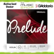 D'Addario Prelude Violin String Set - 4/4 Scale, Medium Tension - J810 4/4M