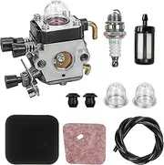 Carburetor Set Compatible with STIHL FS75 FS80 FS80R FS85 FS85R FS85T FS85RX Lawn Mower, String Trimmer Parts Replacement (10 parts/set)