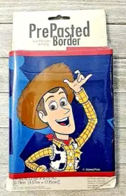 Toy Story Buzz Lightyear & Woody Wall Border Pre-Pasted 5 Yd. Roll