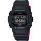 CASIO 卡西歐 G-SHOCK 經典人氣電子錶-紅黑 DW-5600HR-1