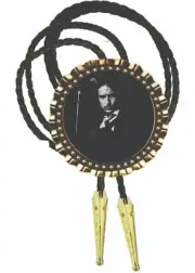 Bob Dylan Photo Bolo Tie Men's Neckties Gift for Dad