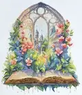 DIY Cross-stitch Embroidery Kit Once Upon a Time... stitching needlepoint