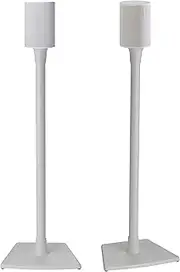 Sanus Wireless Speaker Stand for Sonos Era 100™ - Pair White |, Perfect Stand Setup for Easy and Secure Mounting of New Sonos Era 100™ Speakers - OSSE12-W2