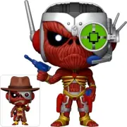 FUNKO POP IRON MAIDEN EDDIE SOMEWHERE IN TIME SEALED CASE OF 6 RETIRED CHASE+
