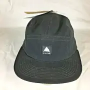 NEW Burton Cordova Adjustable Strap 5 Panel Unstructured Cap Black