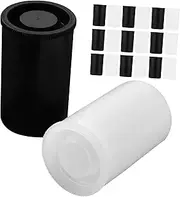 Mipcase 20Pcs Film Canisters Storage Case Durable Empty Film Canisters with Caps for Easy Organization Compact Design for Travel Convenient for Outdoor Photography and Trips