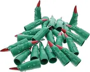 FOMIYES 24pcs Zombie Nails Cover Fake Finger Covers for Halloween Props Press Nails Simulation Masquerade Props