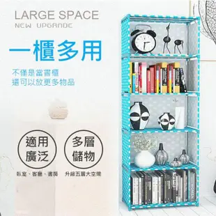 【VENCEDOR】簡易DIY 四層3格 置物櫃(書架 書櫃 可超取 簡易組裝 收納櫃 組合櫃 置物 架子-1入組)