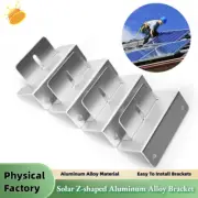 4Pc Universal Aluminium Solar Panel Module Rails Profile Connectors Mounting Kit